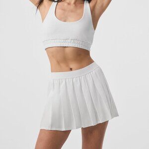 GUC Alo Varsity Tennis Skirt White Size L